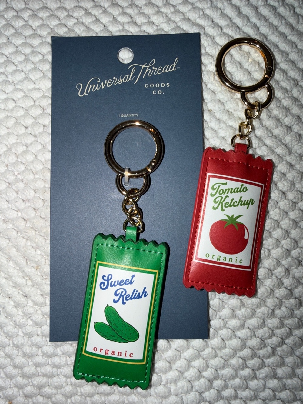 Universal Thread Ketchup Relish Condiment Bag Charms